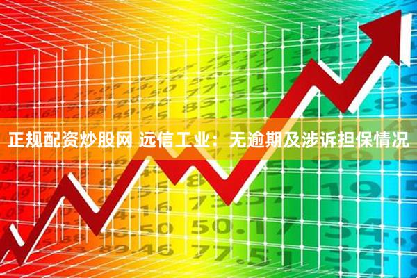 正规配资炒股网 远信工业:无逾期及涉诉担保情况